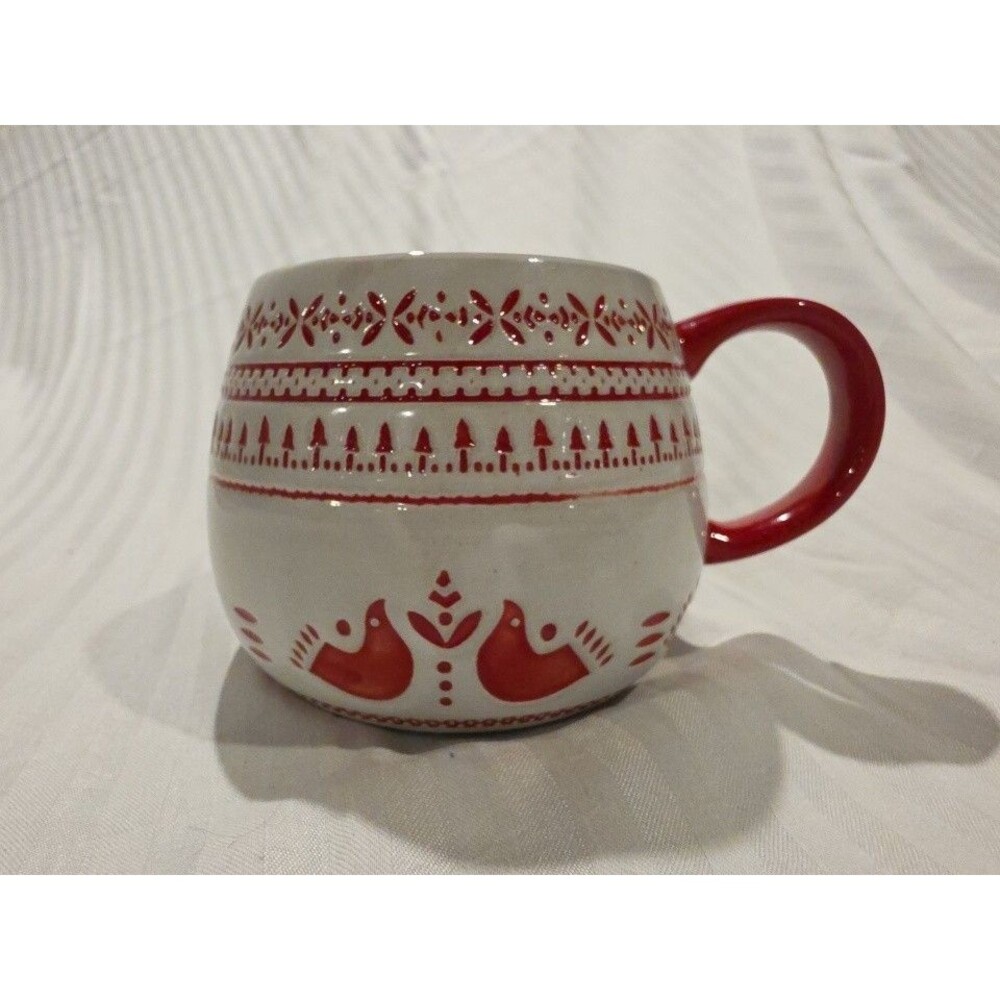 Hearth & Hand with Magnolia 14oz Nordic Christmas Fair Isle Stoneware Coffee Mug